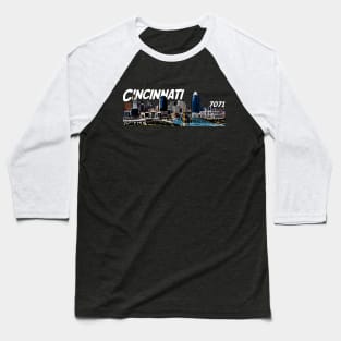 Cincinnati Comic Book City Baseball T-Shirt